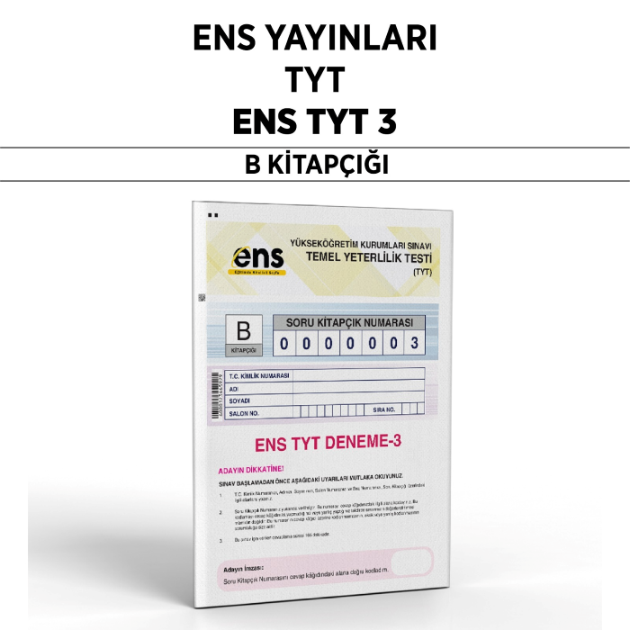 ENS YAYIN TYT SNV 3-B - 25-26